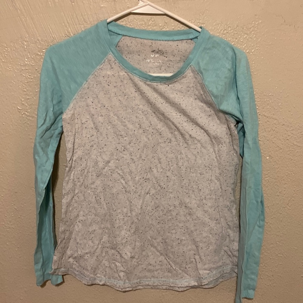Blue & Gray Long-Sleeve Tee
